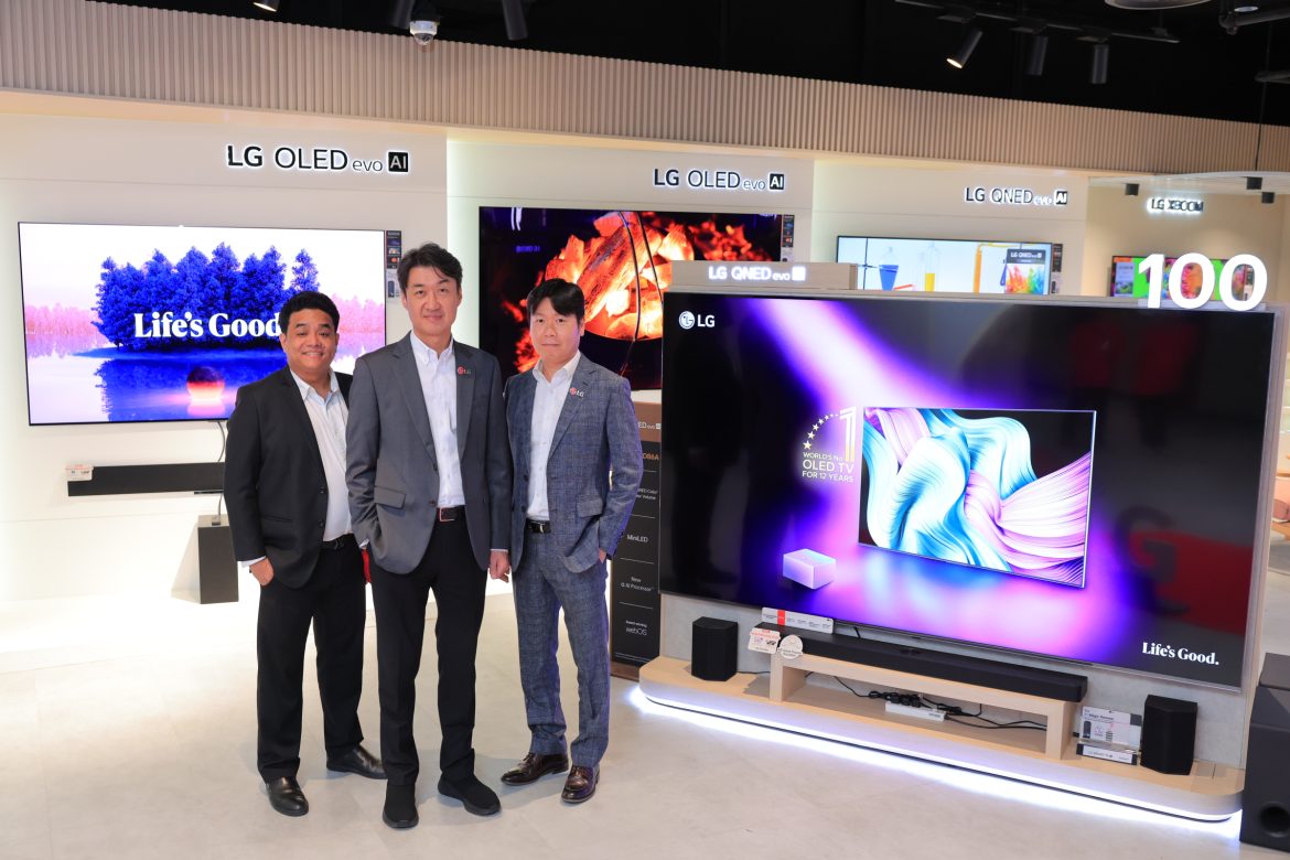  แอลจีครองแชมป์ทีวี OLED ไทย ทะยานสู่ 64.2% ตอกย้ำเจ้าตลาด 12 ปีซ้อน ดันทีวี 100 นิ้ว- AI TV ขับเคลื่อนไตรมาสสุดท้าย