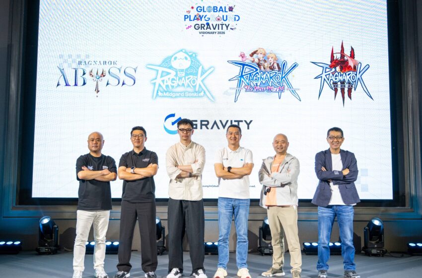  Gravity ฉลอง 23 ปี Ragnarok Online ดันยอดขายพุ่ง 396% เตรียมเปิดตัว 4 เกมใหม่ปี 2026 ลุยสู่เป้าหมาย “บริษัทเอ็นเตอร์เทนเมนต์เบอร์หนึ่งของโลก”