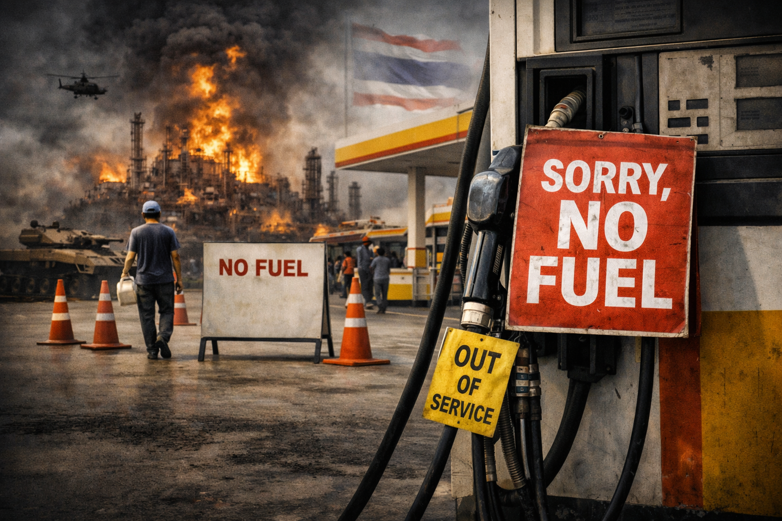 สงครามโลกปะทุหรือยัง? จับตาวิกฤตตะวันออกกลาง ดันราคาน้ำมันพุ่ง ไทยเสี่ยง “ขาดช่วง” มากกว่า “ขาดแคลน”