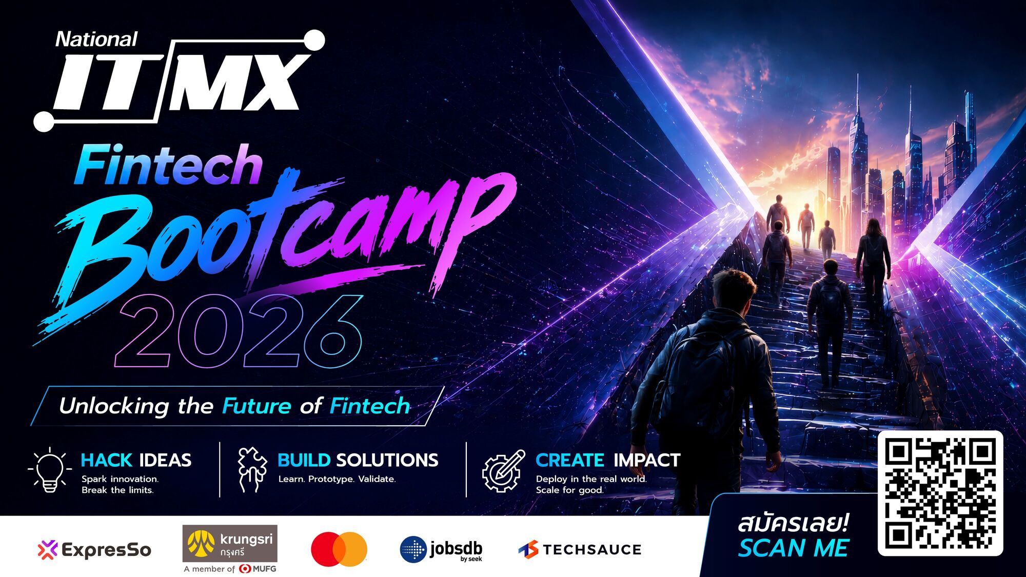 ‘NITMX’ จับมือพันธมิตรเปิดตัวโครงการ NITMX Fintech Bootcamp 2026 สร้างคนรุ่นใหม่