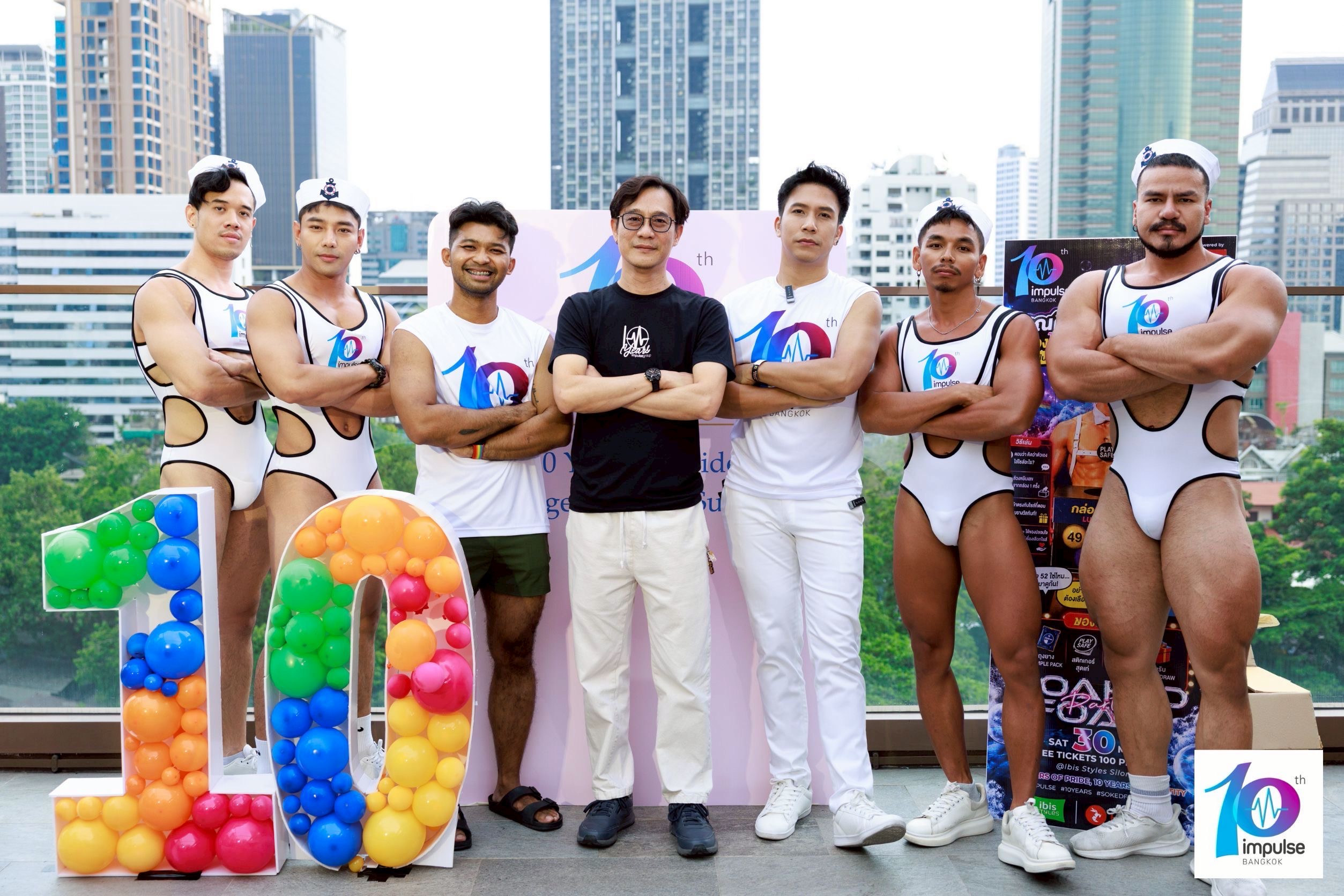IMPULSE BANGKOK ฉลองครบรอบ 10 ปีใน Pride Month 2026 ตอกย้ำบทบาทเกย์ในทุกอาชีพ พร้อมส่งต่อสุขภาวะ ความเท่าเทียม และการตรวจ HIV ผ่าน Bangkok Pride 2026 และ SOAKED FOAM PARTY 2026