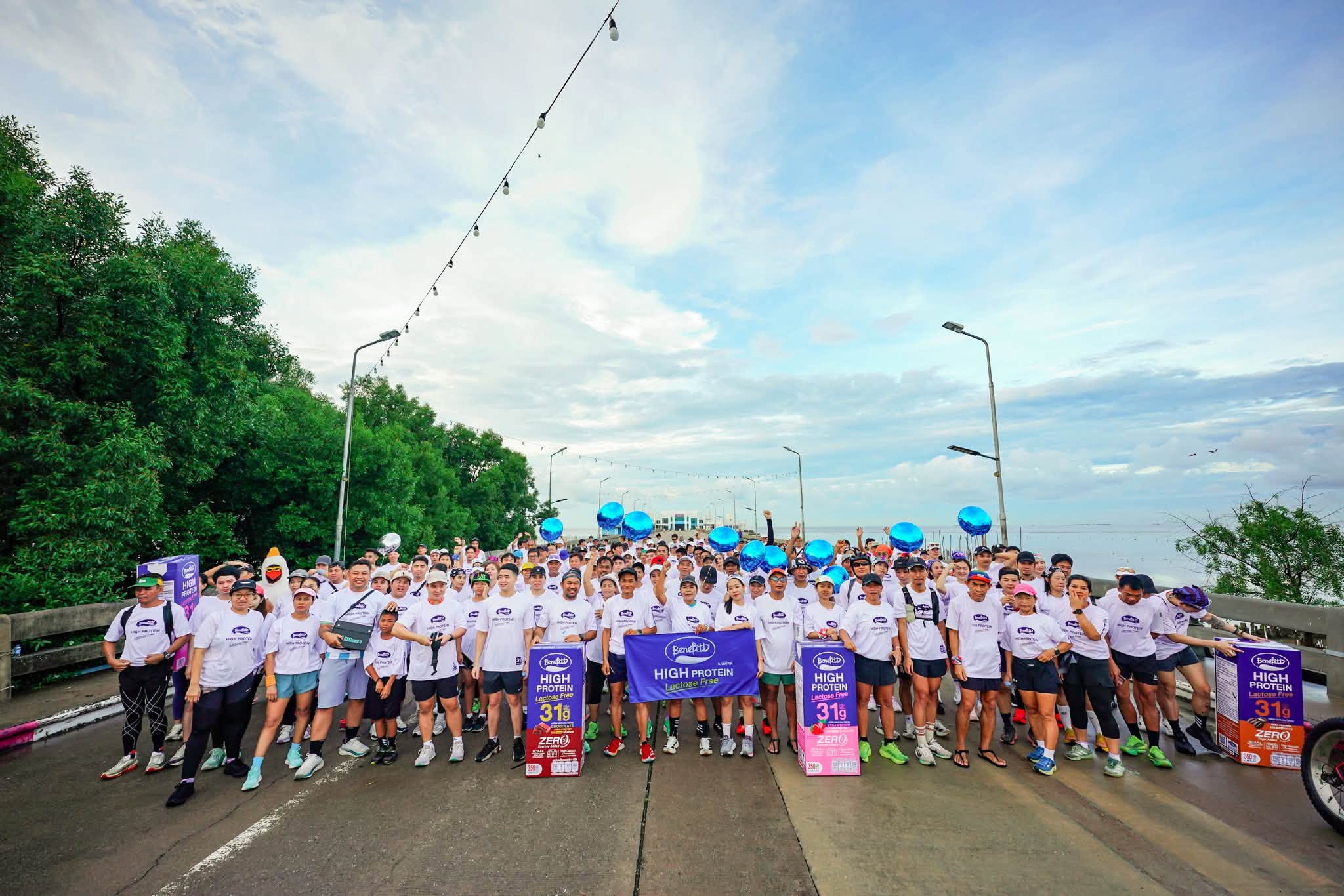  “เบนิฟิตต์ ไฮโปรตีน แลคโตสฟรี” ชวนชาวแก๊งลุย “Run With Me” วิ่งรับลมทะเล ปลุกพลังฟิตยามเช้าที่บางปู