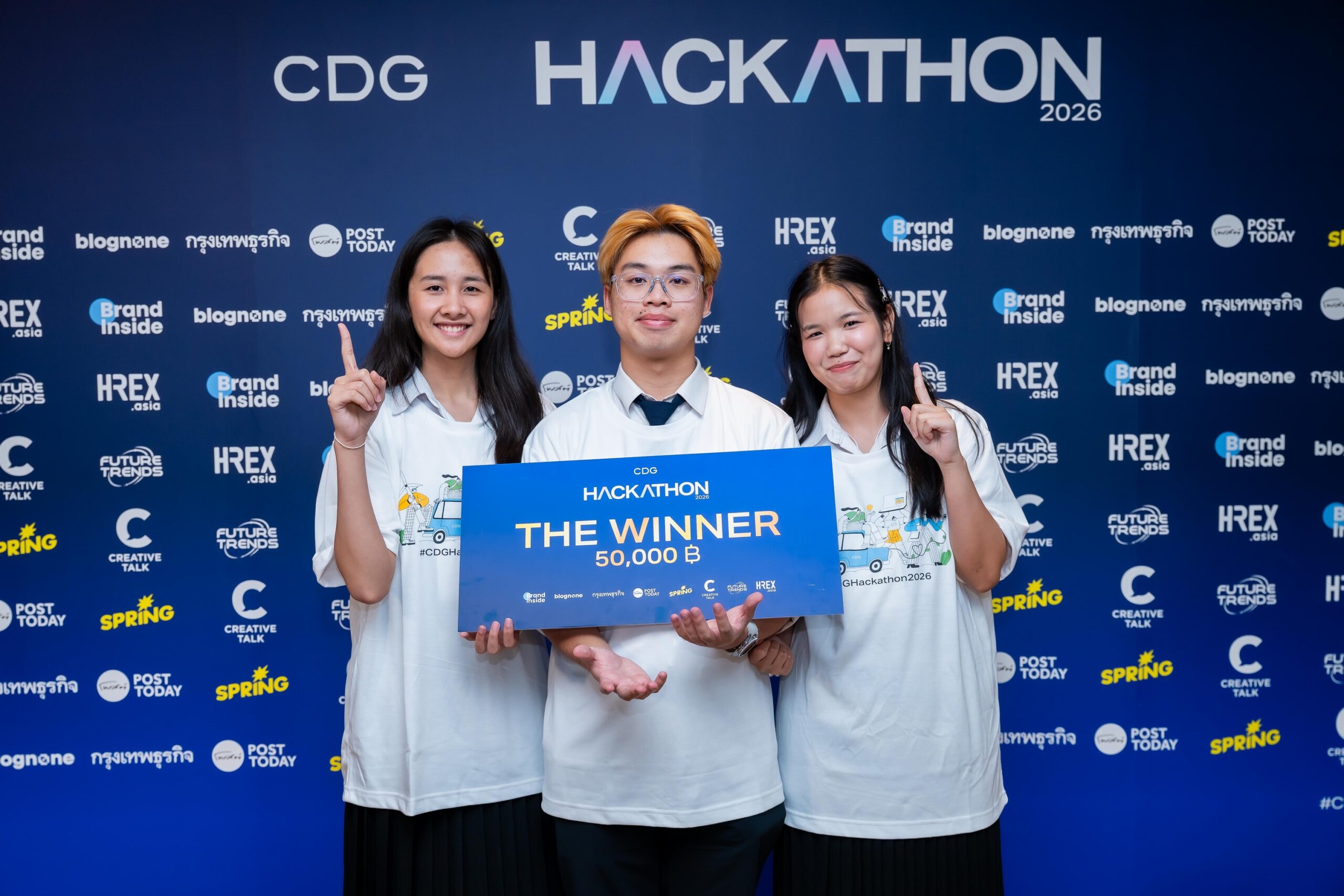 ซีดีจี จุดประกาย Tech Talent ทีม ‘LUMOS’ คว้าชัยด้วยโปรเจกต์ค AI ตรวจจับไฟทางหลวงดับ ช่วย จนท. แก้ไขรวดเร็ว ปชช. ปลอดภัย ในงาน ‘CDG Hackathon 2026’ เปลี่ยนไอเดียแก้โจทย์ประเทศ